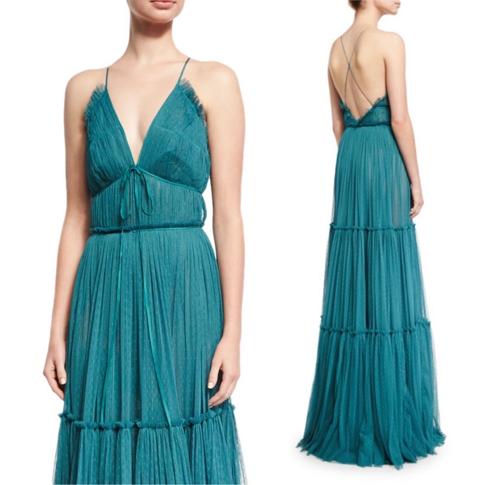 ✨NWT✨ SACHIN & BABI Vivien Silk Lined Gown in Jet Black SZ 0 (XS) - Picture 7 of 9